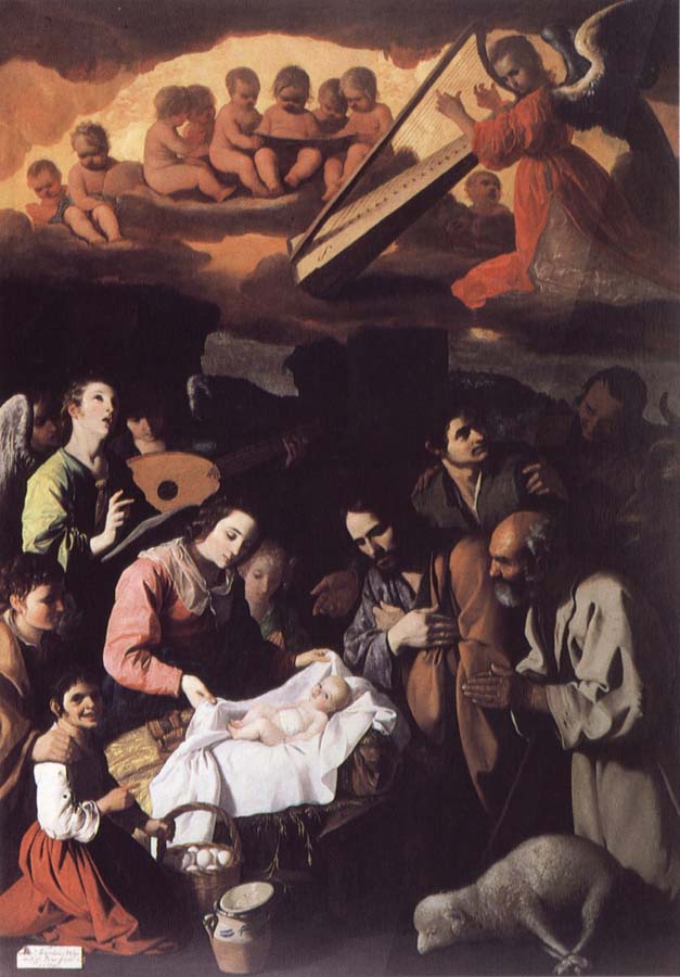 Francisco de Zurbaran The Adoration of the Shepherds